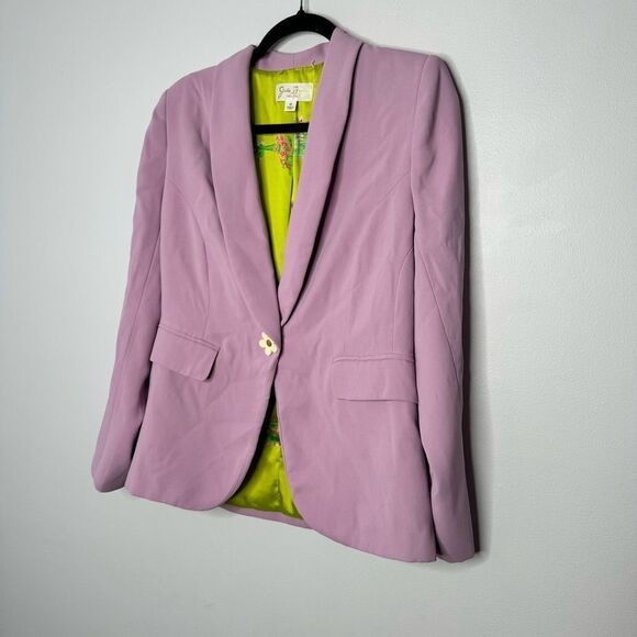 Julie Brown New York lavender blazer size medium - Picture 4 of 9